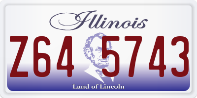 IL license plate Z645743