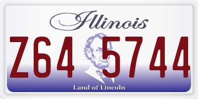 IL license plate Z645744