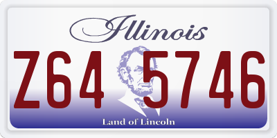IL license plate Z645746