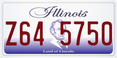 IL license plate Z645750