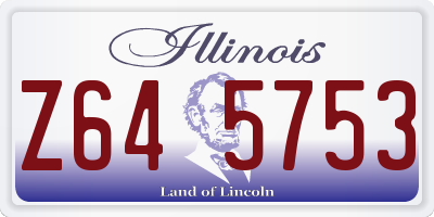 IL license plate Z645753