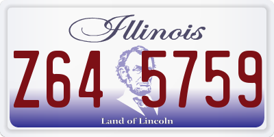IL license plate Z645759
