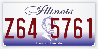 IL license plate Z645761