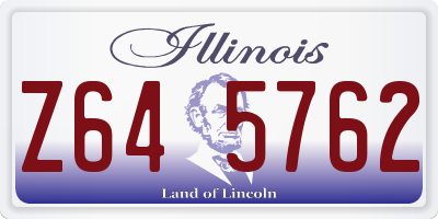 IL license plate Z645762