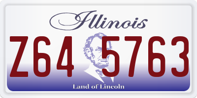 IL license plate Z645763