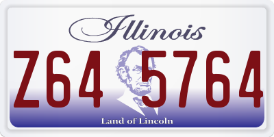 IL license plate Z645764