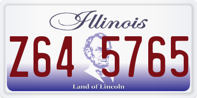 IL license plate Z645765