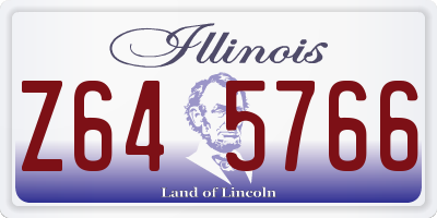 IL license plate Z645766