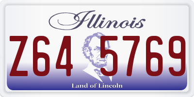 IL license plate Z645769