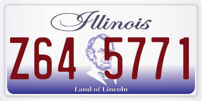 IL license plate Z645771