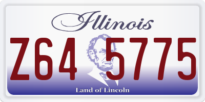 IL license plate Z645775