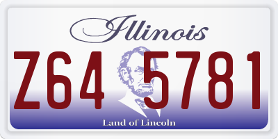 IL license plate Z645781
