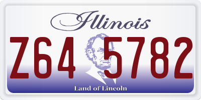 IL license plate Z645782