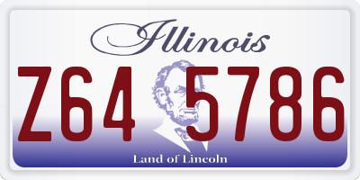 IL license plate Z645786