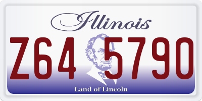 IL license plate Z645790