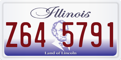IL license plate Z645791