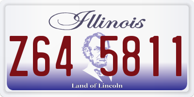 IL license plate Z645811