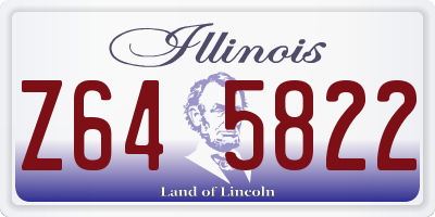 IL license plate Z645822
