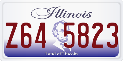 IL license plate Z645823