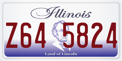 IL license plate Z645824