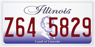 IL license plate Z645829