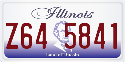 IL license plate Z645841