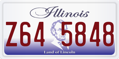 IL license plate Z645848