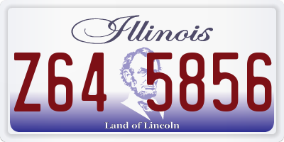 IL license plate Z645856