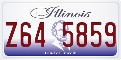 IL license plate Z645859