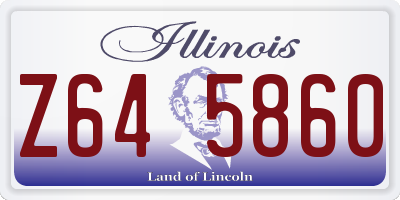 IL license plate Z645860