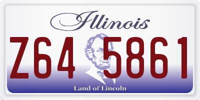 IL license plate Z645861