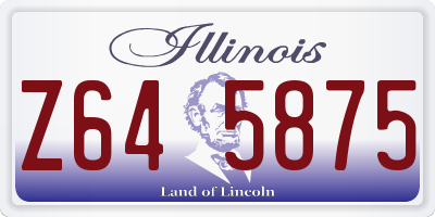 IL license plate Z645875