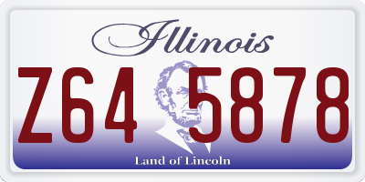 IL license plate Z645878