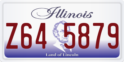 IL license plate Z645879