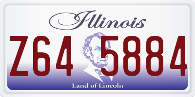 IL license plate Z645884
