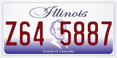 IL license plate Z645887