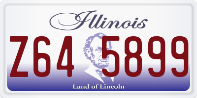 IL license plate Z645899