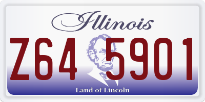 IL license plate Z645901