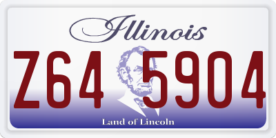 IL license plate Z645904