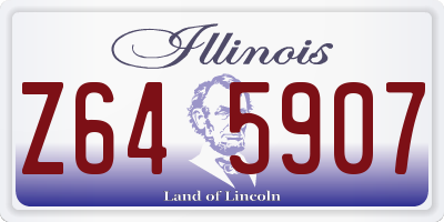 IL license plate Z645907