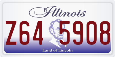 IL license plate Z645908