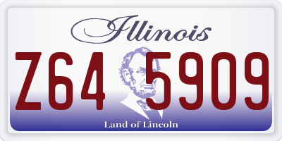IL license plate Z645909