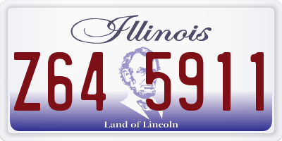 IL license plate Z645911