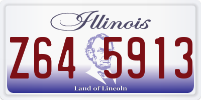 IL license plate Z645913