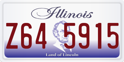 IL license plate Z645915