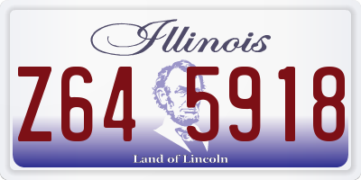 IL license plate Z645918