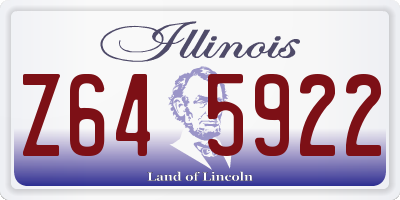 IL license plate Z645922