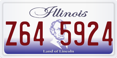 IL license plate Z645924