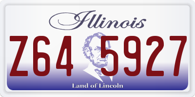 IL license plate Z645927