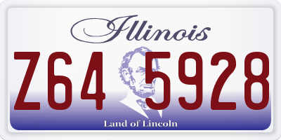 IL license plate Z645928